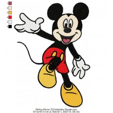 Mickey Mouse 76 Embroidery Designs